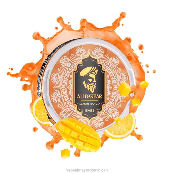 X82D61 - vape al mayor Dominican mango limon ALIBARBAR bolsa de nicotina