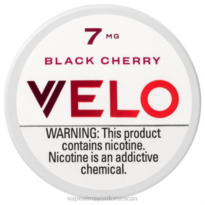 X82D46 - distribuidor vapeo al por mayor Cerezo negro VELO bolsa de nicotina 7 mg