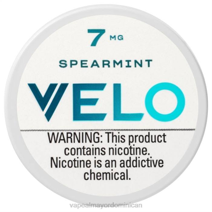 X82D48 - liquido de vape al por mayor en República Dominicana menta verde VELO bolsa de nicotina 7 mg