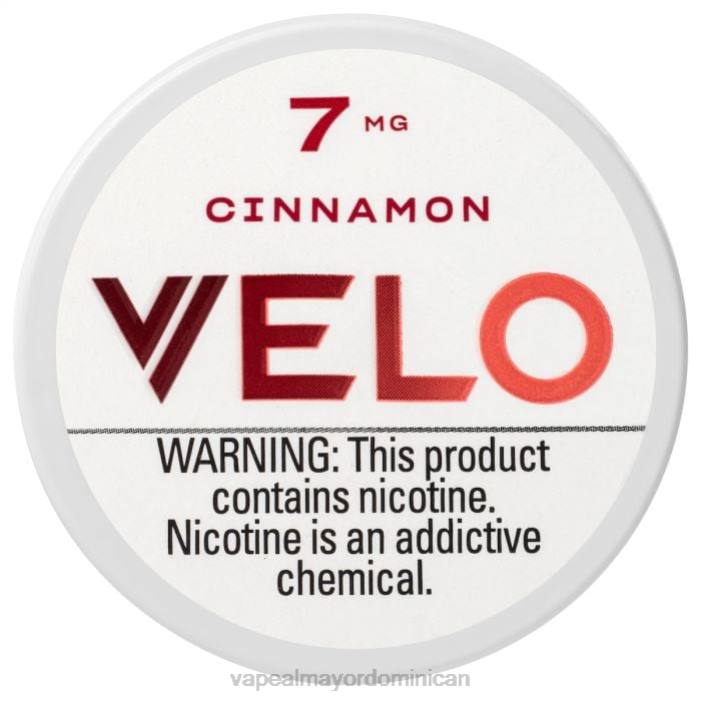 X82D50 - tienda de vapeo al por mayor República Dominicana canela VELO bolsa de nicotina 7 mg