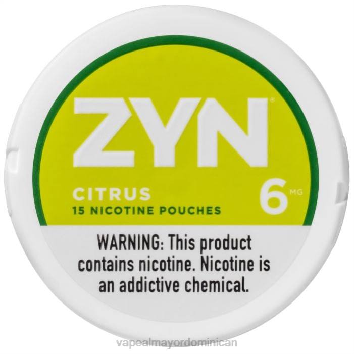 X82D17 - productos de vapeo al por mayor agrios ZYN bolsa de nicotina 6 mg