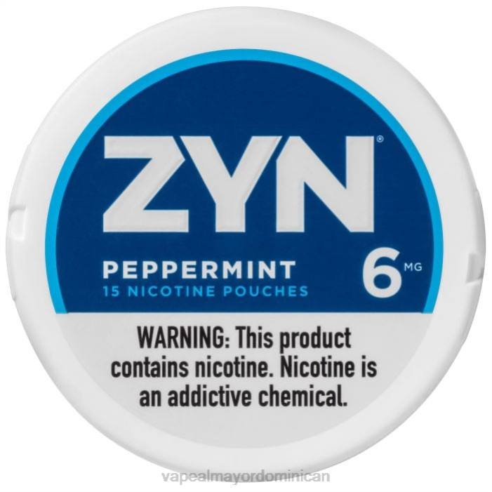 X82D18 - liquido de vape al por mayor en República Dominicana menta ZYN bolsa de nicotina 6 mg