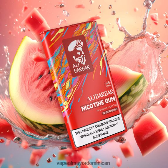 Tienda De Vapeo Al Por Mayor República Dominicana 682PB082 Alibarbar chicle de nicotina guayaba