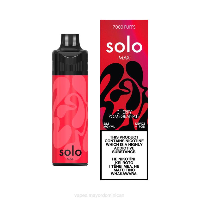 Distribuidor Vapeo Al Por Mayor 4DXD66 Solo MAX kit de cápsulas granada cereza