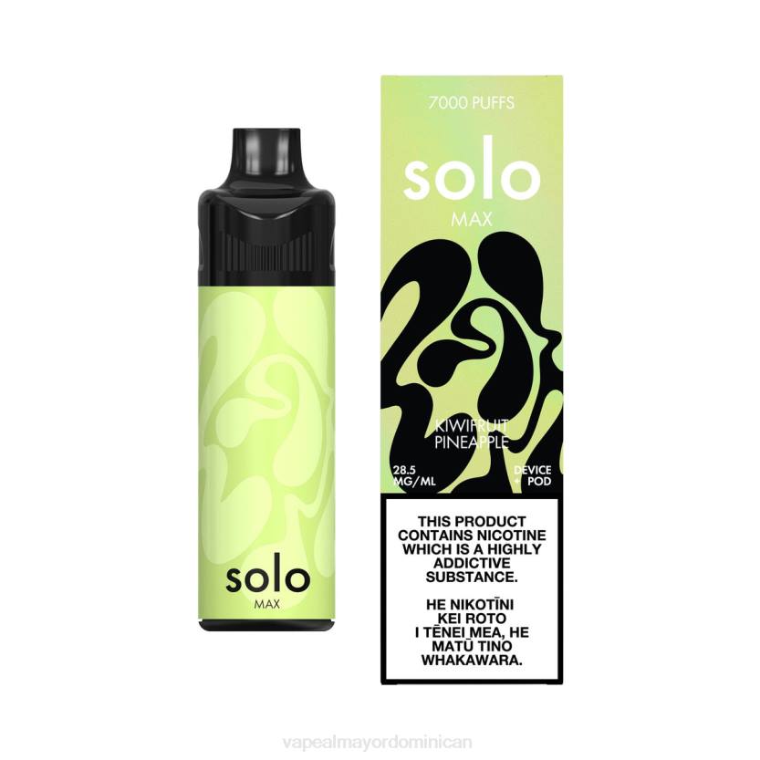 Productos De Vapeo Al Por Mayor 4DXD68 Solo MAX kit de cápsulas kiwi piña