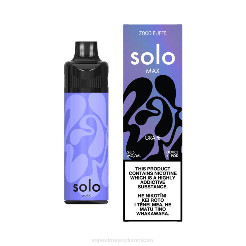 Tienda De Vapeo Al Por Mayor 4DXD67 Solo MAX kit de cápsulas uva