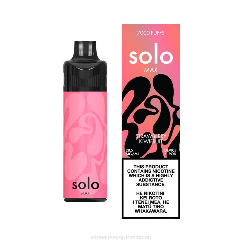 Vape Al Mayor Dominican 4DXD71 Solo MAX kit de cápsulas kiwi fresa
