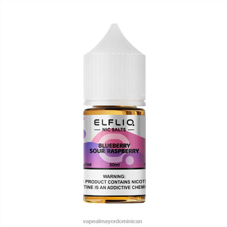 ELFBAR ELFLIQ nic sal 30 ml arándano frambuesa agria 6FL2B12 Vape Desechable