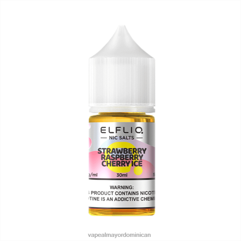 ELFBAR ELFLIQ nic sal 30 ml hielo de cereza de frambuesa de fresa 6FL2B32 Productos De Vapeo Al Por Mayor