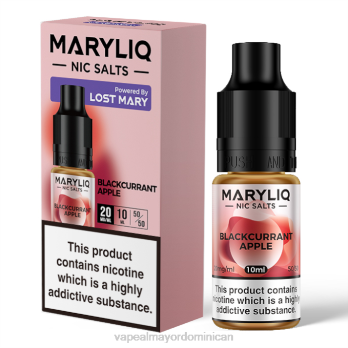 X82D440 - tienda de vapeo al por mayor República Dominicana manzana de grosella negra LOST MARY MARYLIQ sales nic - 10ml - 20mg