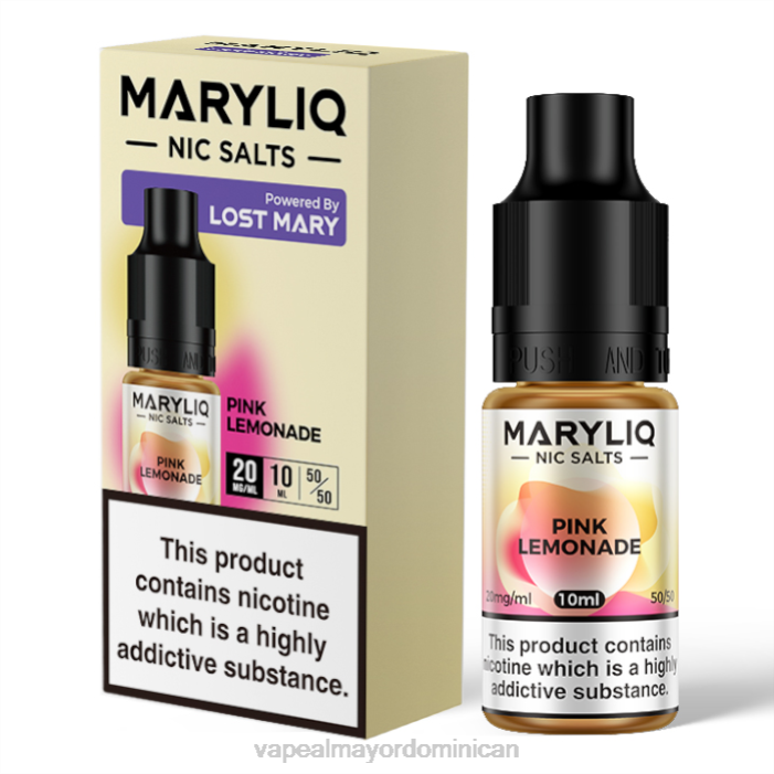 X82D454 - vape desechable limonada rosa LOST MARY MARYLIQ sales nic - 10ml - 20mg