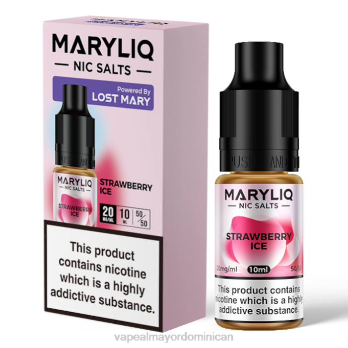 X82D457 - productos de vapeo al por mayor hielo de fresa LOST MARY MARYLIQ sales nic - 10ml - 20mg