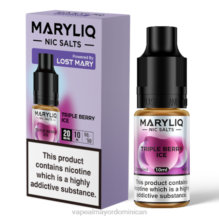 X82D458 - liquido de vape al por mayor en República Dominicana hielo de triple baya LOST MARY MARYLIQ sales nic - 10ml - 20mg
