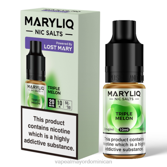 X82D460 - tienda de vapeo al por mayor República Dominicana melón triple LOST MARY MARYLIQ sales nic - 10ml - 20mg