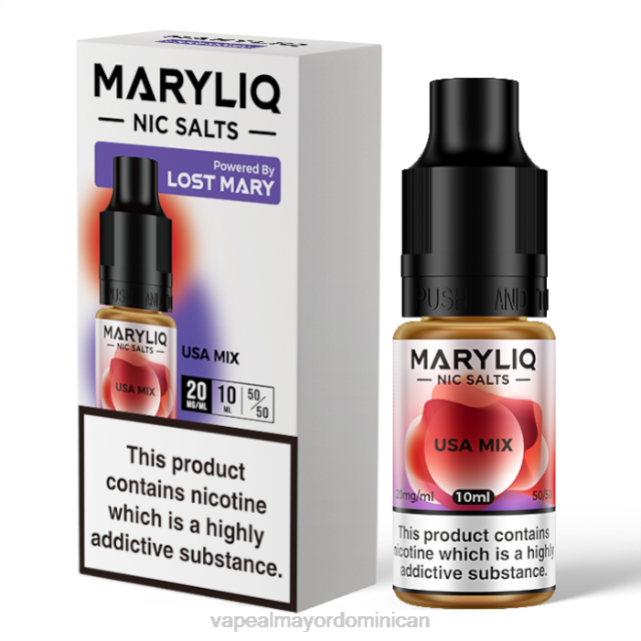 X82D462 - tienda de vapeo al por mayor mezcla de estados unidos LOST MARY MARYLIQ sales nic - 10ml - 20mg