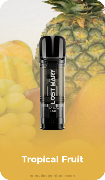 X82D432 - tienda de vapeo al por mayor fruta tropical LOST MARY Tappo cápsulas de repuesto precargadas