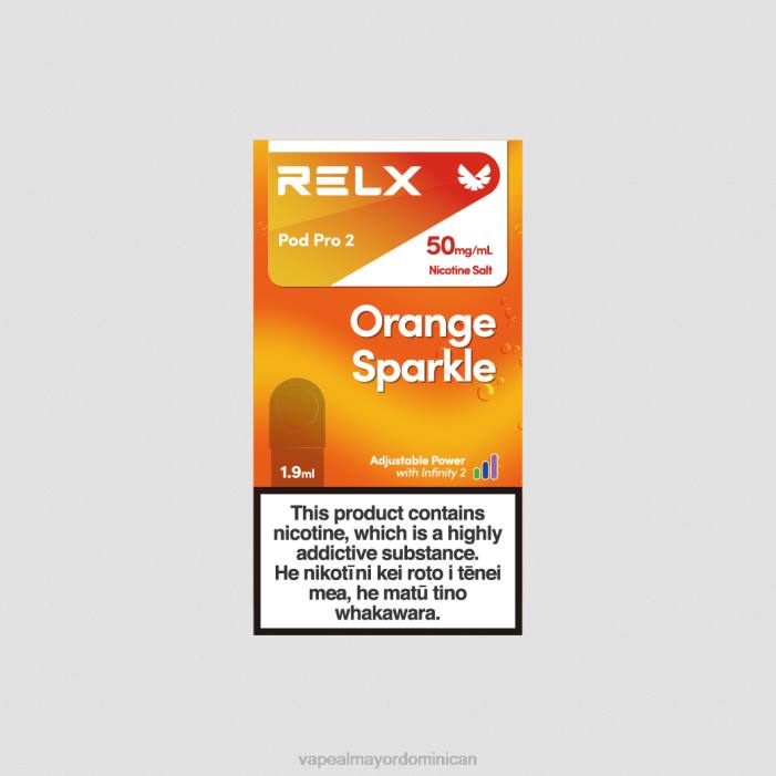 X82D240 - tienda de vapeo al por mayor República Dominicana brillo naranja RELX Pod Pro 2