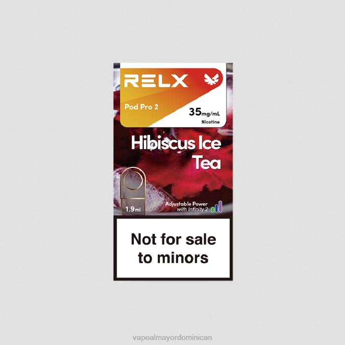 X82D248 - liquido de vape al por mayor en República Dominicana té helado de hibisco RELX Pod Pro 2