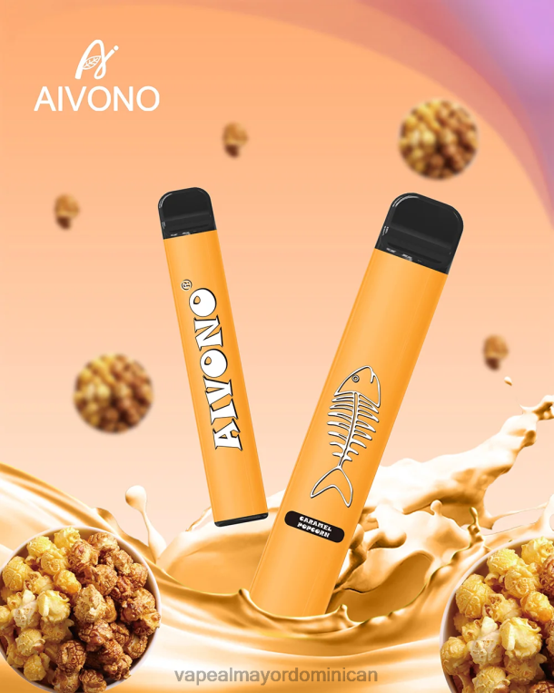 Distribuidor Vapeo Al Por Mayor ZFFP0286 Aivono AIM FISHBONE 600 palomitas de caramelo