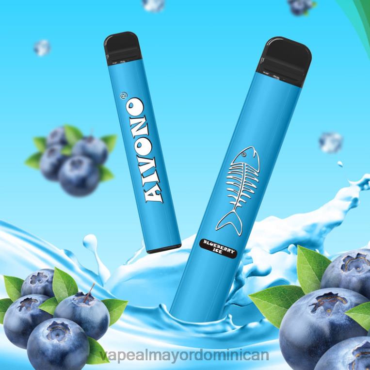 Liquido De Vape Al Por Mayor En República Dominicana ZFFP0279 Aivono AIM FISHBONE 600 hielo de arándanos