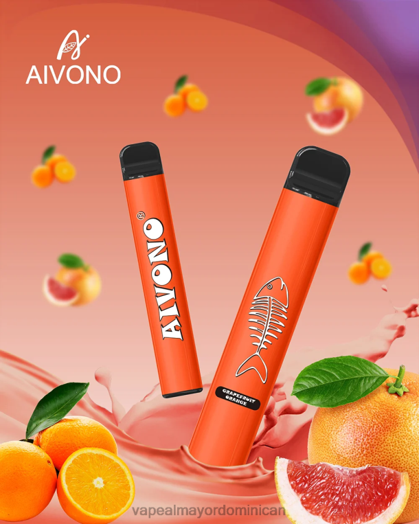 Mayorista Vape ZFFP0280 Aivono AIM FISHBONE 600 naranja pomelo