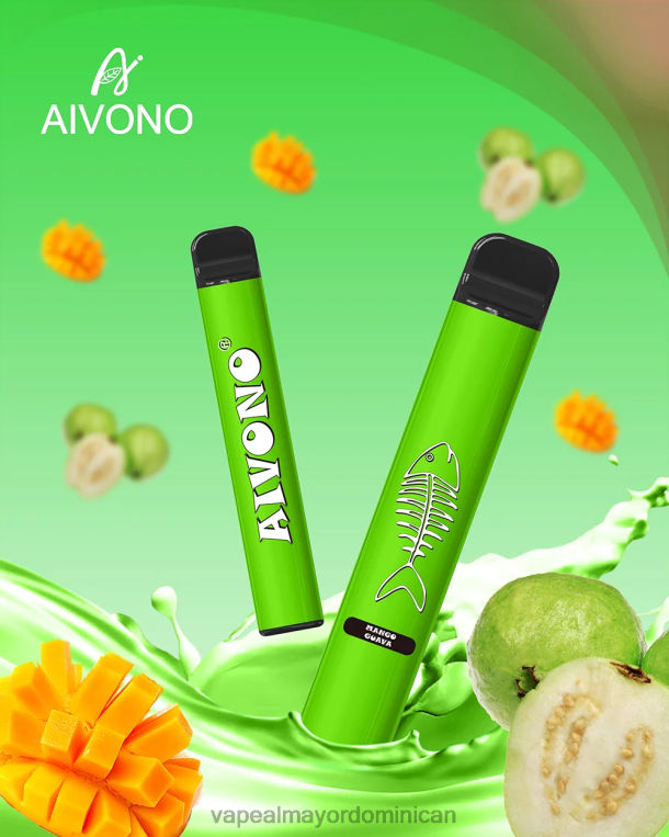 Mayorista Vapeo ZFFP0283 Aivono AIM FISHBONE 600 mango guayaba