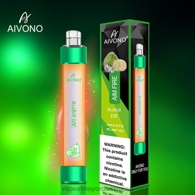 Mayorista Vape ZFFP0330 Aivono AIM FIRE 1000 hielo de guayaba