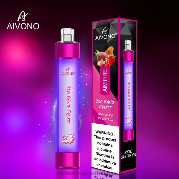Vapeo Al Por Mayor ZFFP0325 Aivono AIM FIRE 1000 fruta del big bang