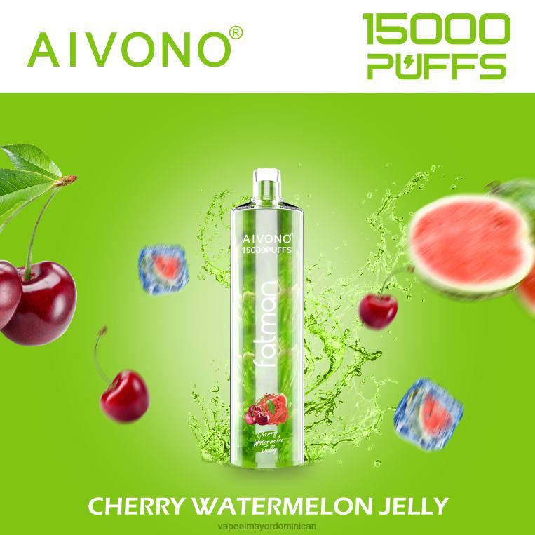 Mayorista Vape ZFFP020 Aivono FATMAN 15000 gelatina de sandía alegre