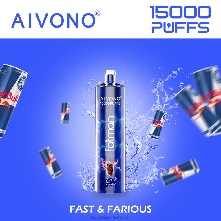 Productos De Vapeo Al Por Mayor ZFFP018 Aivono FATMAN 15000 rapido y furioso