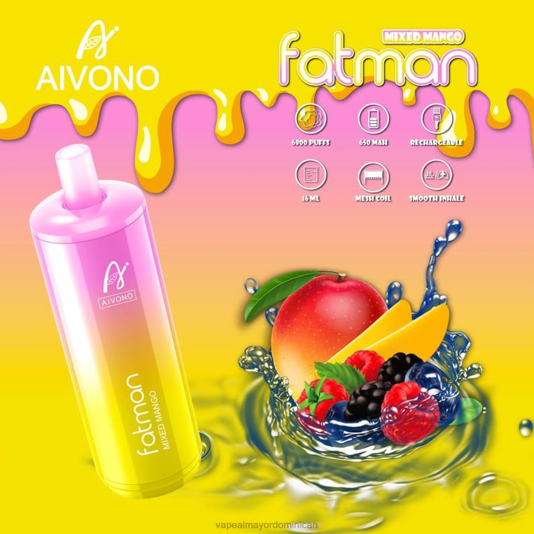 Distribuidor Vapeo Al Por Mayor ZFFP026 Aivono FATMAN 6800 mango mixto