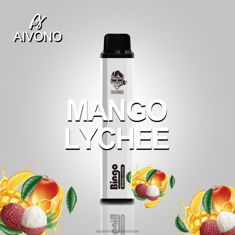 Liquido De Vape Al Por Mayor En República Dominicana ZFFP0139 Aivono AIM BINGO 4000 lichi de mango