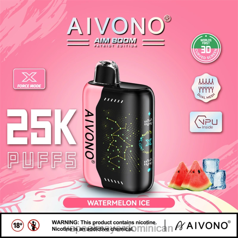 Mayorista Vapeo ZFFP0353 Aivono AIM BOOM 25000 hielo de sandia