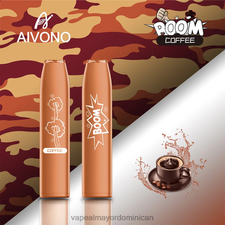 Distribuidor Vapeo Al Por Mayor ZFFP0356 Aivono AIM BOOM 600 café