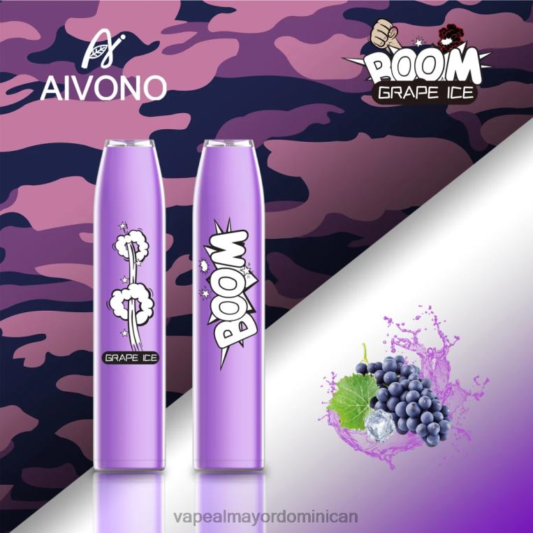 Liquido De Vape Al Por Mayor En República Dominicana ZFFP0359 Aivono AIM BOOM 600 hielo de uva
