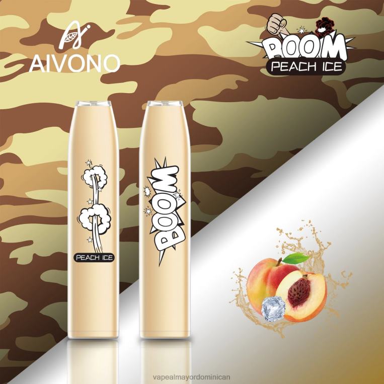 Tienda De Vapeo Al Por Mayor República Dominicana ZFFP0362 Aivono AIM BOOM 600 hielo de durazno