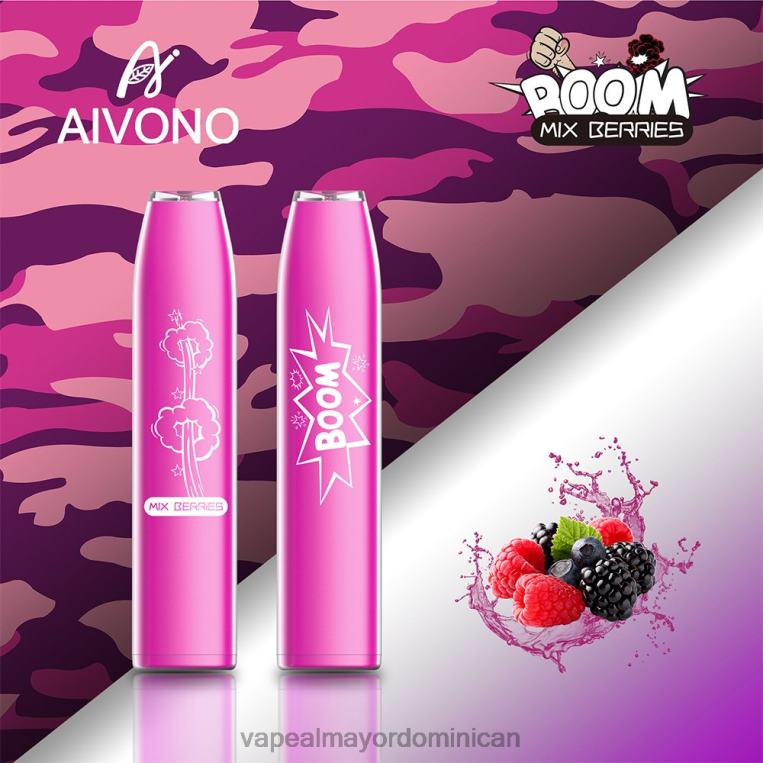 Vape Al Mayor Dominican ZFFP0361 Aivono AIM BOOM 600 bayas mixtas