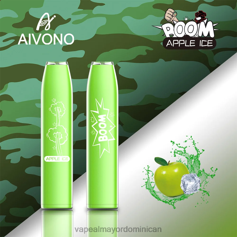 Vape Desechable ZFFP0354 Aivono AIM BOOM 600 hielo de manzana