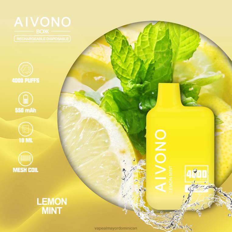 Mayorista Vape ZFFP0230 Aivono AIM BOXX 4000 menta limon