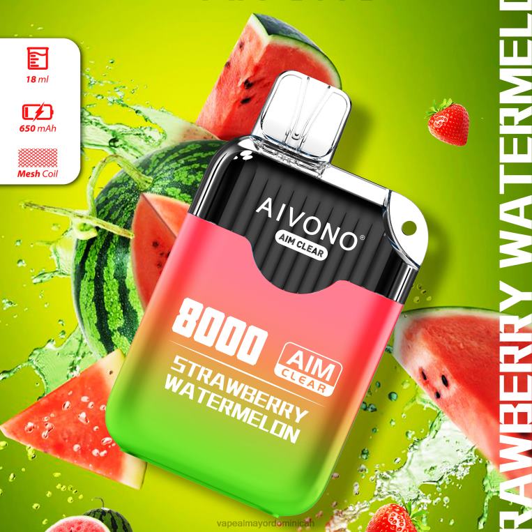 Productos De Vapeo Al Por Mayor ZFFP0208 Aivono AIM CLEAR 8000 sandia fresa