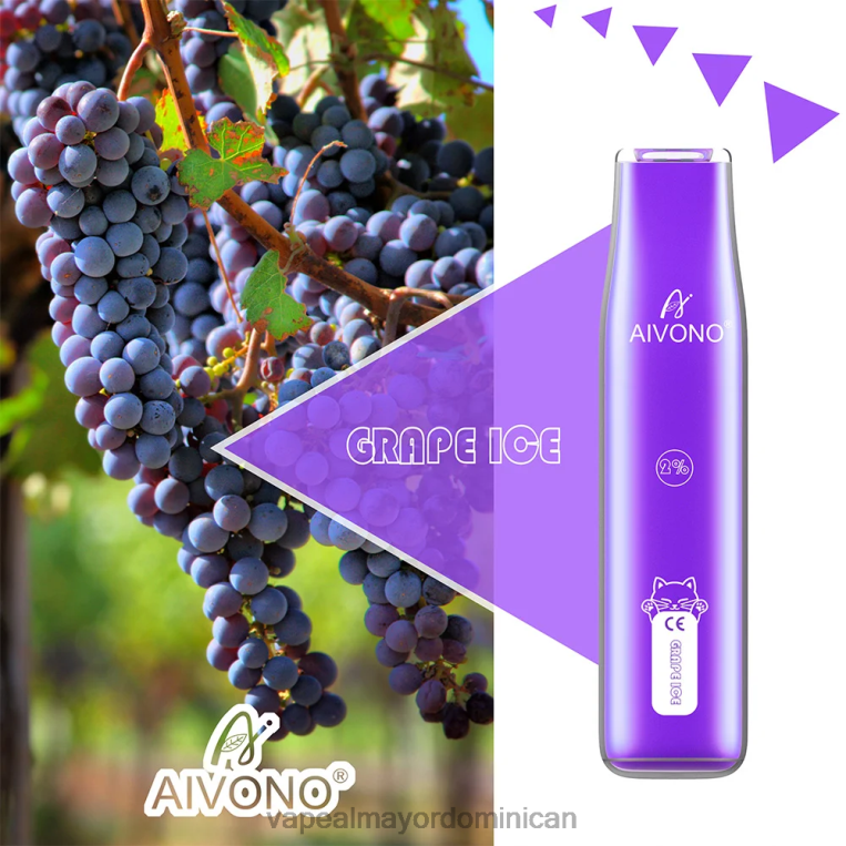 Tienda De Vapeo Al Por Mayor ZFFP0337 Aivono AIM CAT 400 hielo de uva