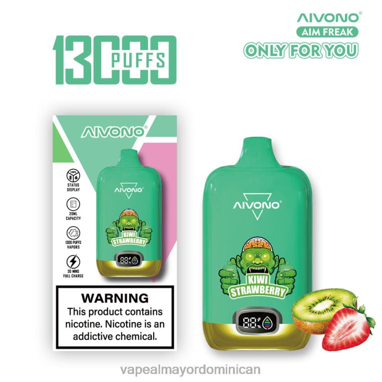 Distribuidor Vapeo Al Por Mayor ZFFP0246 Aivono AIM FREAK 13000 kiwi fresa