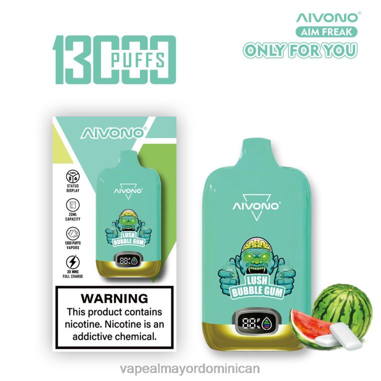 Tienda De Vapeo Al Por Mayor ZFFP0247 Aivono AIM FREAK 13000 chicle exuberante