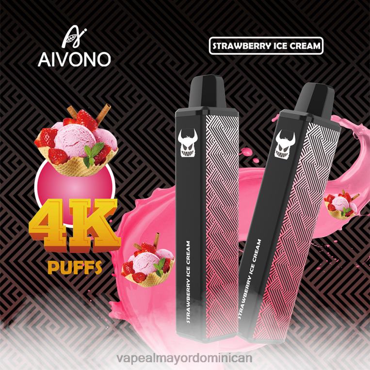 Mayorista Vapeo ZFFP0263 Aivono AIM FREAK 4000 helado de fresa