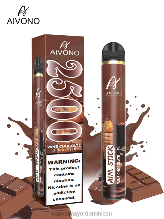 Distribuidor Vapeo Al Por Mayor ZFFP0156 Aivono AIM STICK 2500 vino chocolate