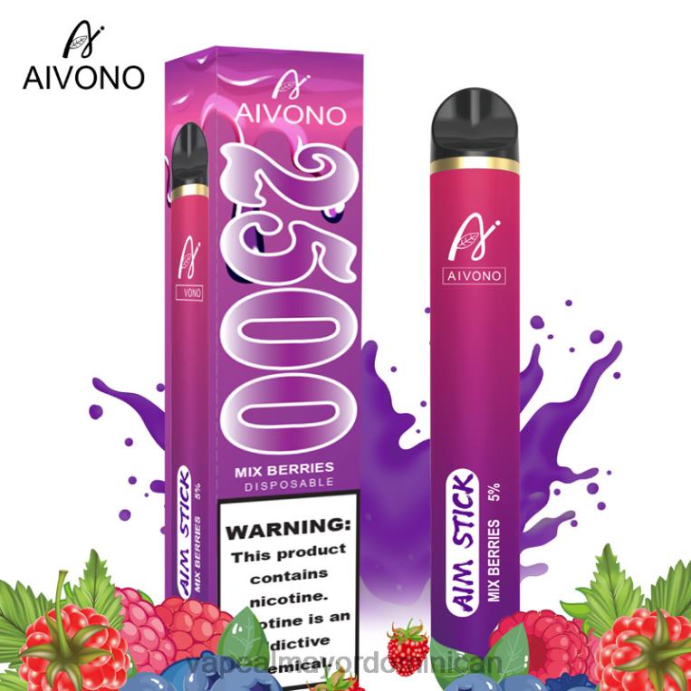 Productos De Vapeo Al Por Mayor ZFFP0158 Aivono AIM STICK 2500 mezclar bayas