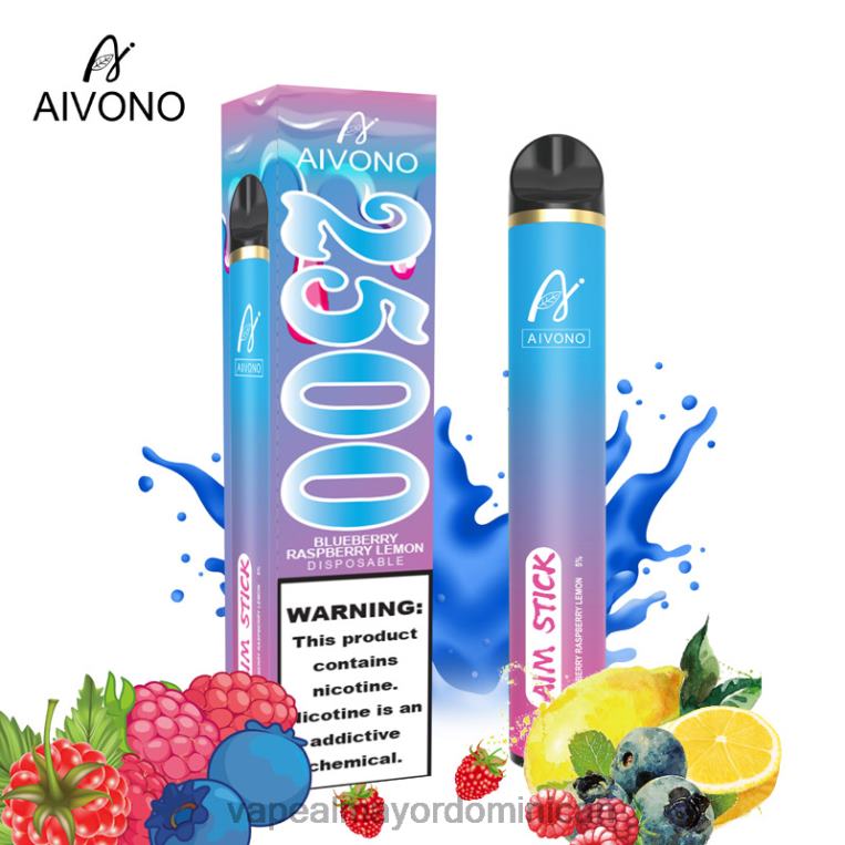 Vape Desechable ZFFP0154 Aivono AIM STICK 2500 arándano frambuesa limón