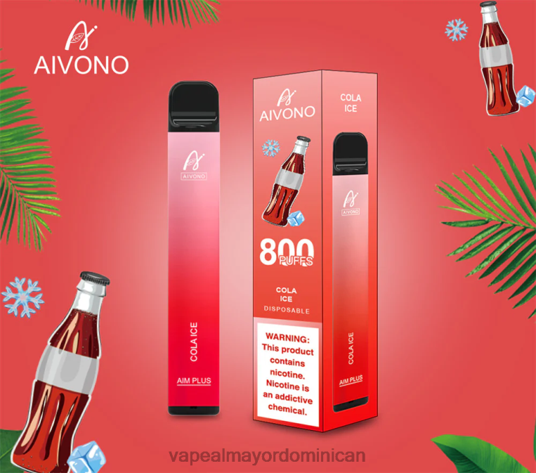 Distribuidor Vapeo Al Por Mayor ZFFP0176 Aivono AIM PLUS 800 hielo de cola