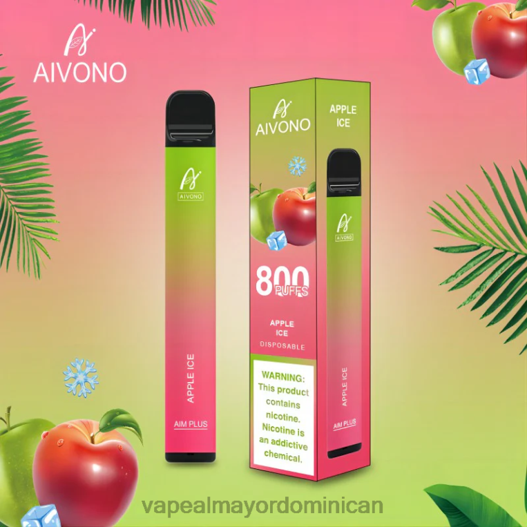 Mayorista Vape ZFFP0170 Aivono AIM PLUS 800 hielo de manzana