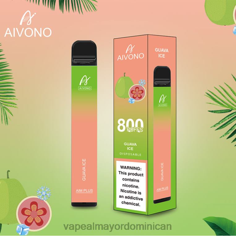 Mayorista Vape ZFFP0180 Aivono AIM PLUS 800 hielo de guayaba